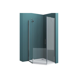 Душевой уголок BelBagno KRAFT-P-1-100-C-Cr-L