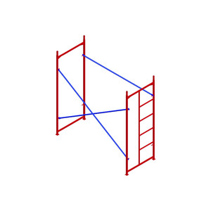 Секция рамных лесов МЕГА М 2*2 761