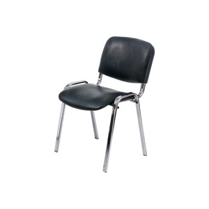 Стул Easy Chair FA Rio хром кожзам черный 1397324